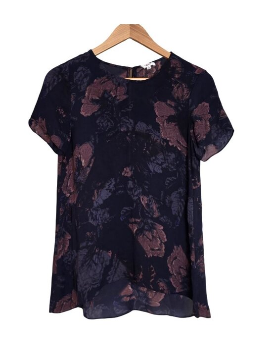 Wilfred Tops - Women's - Wilfred Silk Floral Blouse, Size Small